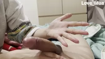 Amazing Sound Oil Hand-job With Oriental Gril