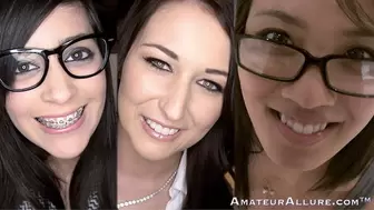 Sky, Angelina Chung and Alexis Grace Make Their Jizz-Sucking Debuts