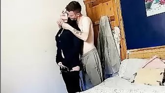 collar and lead fuck and gaping cumshot