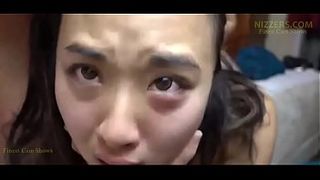 Helpless Asian Schoolgirl Forced Hardcore Fuck on Live