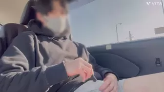 [Amateur / For women] Masturbate with a vibrator in a convenience store parking lot