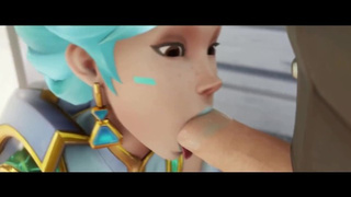 Overwatch two porn Tracer blown a prick and got a сumshot. Rule34 3D animation