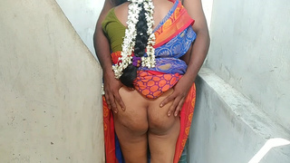 desi aunty long hair sex with servant husband