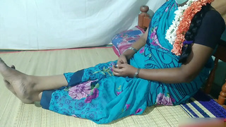 Tamil Priyanka aunty man having sex while watching tv