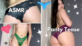 Fat Thai Panty Try-On and Booty Worship -ASMR