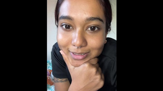 FaceTime call with skinny Indian GF turns sleazy