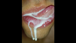 I LOVE SPUNK IN THE MOUTH, TONGUE, GIGANTIC AND POWERFUL DONG, SLOOPY, KISS