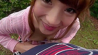Horny Asian Anna Anjo supplies mind-blowing fellatio in outdoor POV scene - features luxurious Japanese girl!