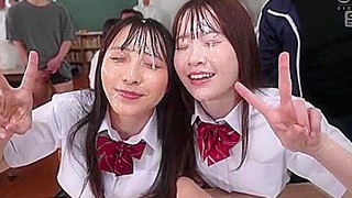 Japanese Schoolgirls' 100-Shot Bukkake Challenge in Gym Clothes x1xBA455B73DF0F1F5A3B