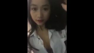 Indonesian Girls after School Show off the Tits