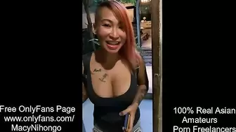 Tinder Skank in Thailand. Free Sex with Monstrous Boos Local MILF