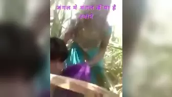 Indian lady fucking in field grass