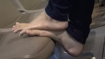 Candid Chinese Chick Feet