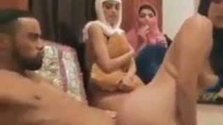 Muslim fiance mounts three wifey 1 by 1 Hindi CHUDAI HD