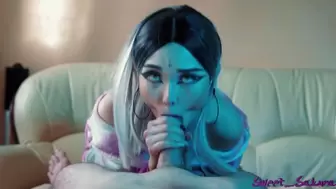 Oriental Skank Inpijama Unicorn got Spunk in her Mouth