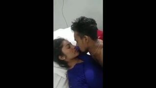 Indian village bitch give oral sex her BF at hotel