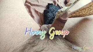 Sweet Males, Jerking Off, Male Climax with Monstrous Schlong - Horny Group