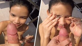 BEST OF LILLY CHINESE COMPILATIONS - Skinny Asian Girl VS Massive Dong / four Messy Cumshots + Cumplay! ´