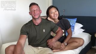 Ripped DILF Heath Hooks Up With A Wide Oriental Youngster For His First Porn!